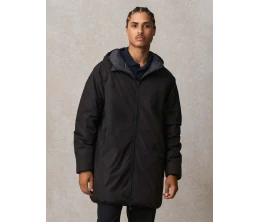 Куртка-парка унисекс Reverse, черная