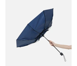Зонт складной Basic, ver.2, темно-синий