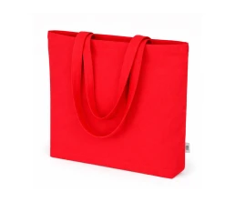 Сумка «Твил» из хлопка, 210 г/м2, красный