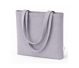 Сумка «Твил» из хлопка, 210 г/м2, серый