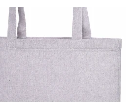 Сумка «Твил» из хлопка, 210 г/м2, серый