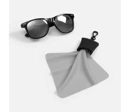 Очищающая салфетка Specta, серая с черным