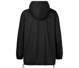 Дождевик-анорак Hard Work, укороченный, черный, единый размер