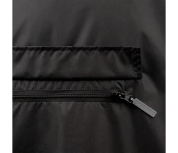 Дождевик-анорак Hard Work, укороченный, черный, единый размер