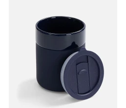 Кружка Nabo с силиконовым держателем, темно-синяя
