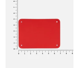 Лейбл Eta Soft Touch, XL, красный