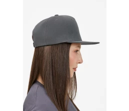 Бейсболка Epicore с прямым козырьком, серая