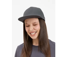 Бейсболка Epicore с прямым козырьком, серая