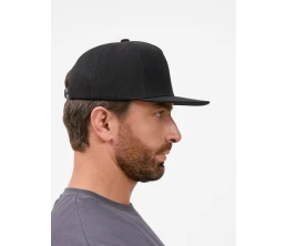 Бейсболка Epicore с прямым козырьком, черная