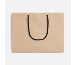 Пакет бумажный Stor, неокрашенный с черными ручками