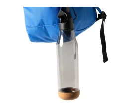 Бутылка Basti с пластиковым корпусом и пробковым дном, черный