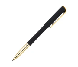 Ручка пластиковая шариковая "Parliament", 0,7 мм, синие чернила, черный/золотистый