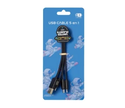 Зарядный кабель 5-в-1 с возможностью изготовления корпуса по индивидуальному дизайну клиента