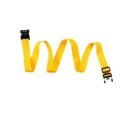 Ремень для чемодана Torber, желтый, 182 х 5 см