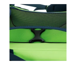 Туристический рюкзак TORBER КЕМПИНГ, синий/салатовый, полиэстер, 36 х 54 х 16 см