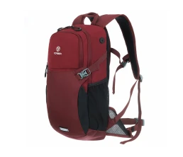 Туристический рюкзак TORBER КЕМПИНГ, бордовый, полиэстер, 26 х 48 х 12 см