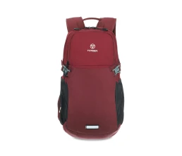 Туристический рюкзак TORBER КЕМПИНГ, бордовый, полиэстер, 26 х 48 х 12 см
