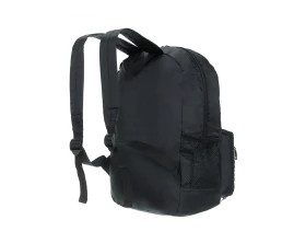 Рюкзак складной TORBER, черный, полиэстер, 49x33x12 см