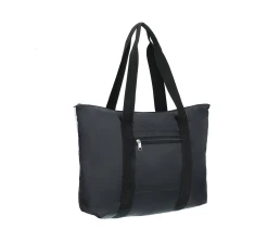 Сумка складная TORBER, черный, полиэстер, 48x33x12 см