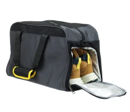 Сумка спортивная TORBER, серый, полиэстер, 48 х 24 х 30 см