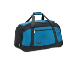 Сумка спортивная TORBER, синий/черный, полиэстер, 52 х 25 х 30 см