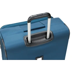 Чемодан TORBER ВИВИ, синий, полиэстер, 48 х 28 х 78 см, 89 л