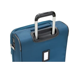 Чемодан TORBER ВИВИ, синий, полиэстер, 39 х 20 х 54 см, 36 л