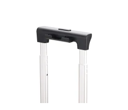 Чемодан TORBER БАЙКАЛ, тёмно-серый металлик, поликарбонат, 37,5 x 20 х 54 см, 37 л