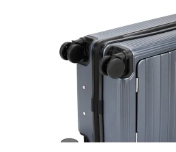 Чемодан TORBER БАЙКАЛ, тёмно-серый металлик, поликарбонат, 37,5 x 20 х 54 см, 37 л
