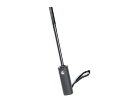 Зонт складной мужской TORBER, автомат, 3 сложения, синий, каркас сталь/файбергласс, эпонж, пластиковая ручка, диаметр 103 см