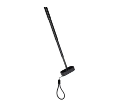 Зонт складной женский TORBER, механика, 5 сложений, синий, каркас алюминий, эпонж, пластиковая ручка, диаметр 91 см