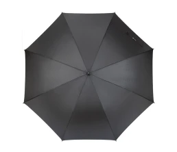 Зонт трость мужской TORBER, полуавтомат, черный, каркас файбергласс, эпонж, пластиковая ручка, диаметр 120 см