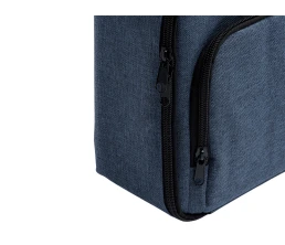 Сумка-холодильник из переработанного полиэстера Сотэк (SOTEK), меланжевый синий