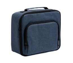 Сумка-холодильник из переработанного полиэстера Сотэк (SOTEK), меланжевый синий