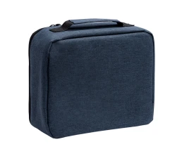 Сумка-холодильник из переработанного полиэстера Сотэк (SOTEK), меланжевый синий