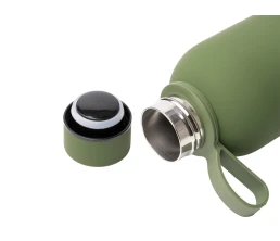 Термобутылка из переработанной нержавеющей стали 500 мл Сивас (SIVAS), темно- зеленый