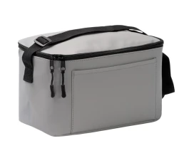 Сумка-холодильник из искусственной кожи с регулируемыми ручками Дэнвер (DENVER), серый