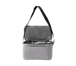 Сумка-холодильник из искусственной кожи с регулируемыми ручками Дэнвер (DENVER), серый