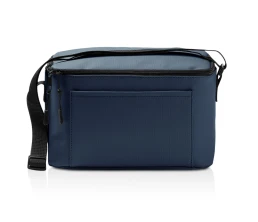 Сумка-холодильник из искусственной кожи с регулируемыми ручками Дэнвер (DENVER), темно-синий