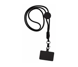 Ремешок на шею для телефона «Нэко», черный