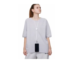 Ремешок на шею для телефона «Нэко», белый