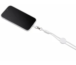 Ремешок на шею для телефона «Нэко», белый