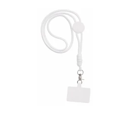 Ремешок на шею для телефона «Нэко», белый