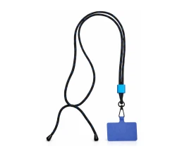 Ремешок на шею для телефона «Риксо», синий/черный