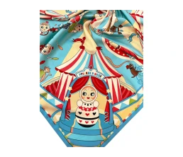 Платок «Русская неваляшка. Праздник»