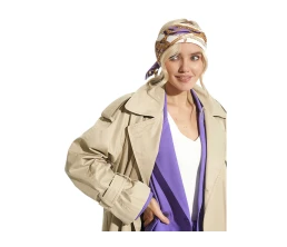 Платок «Пасхальное яйцо-часы Петушок»