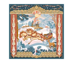 Платок «Русская зима»