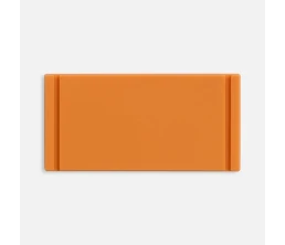 Лейбл из ПВХ Dzeta, XS, оранжевый