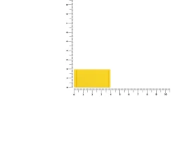 Лейбл из ПВХ Dzeta, XS, желтый