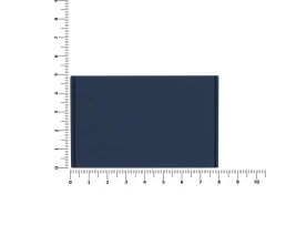 Лейбл из ПВХ Dzeta, XL, темно-синий